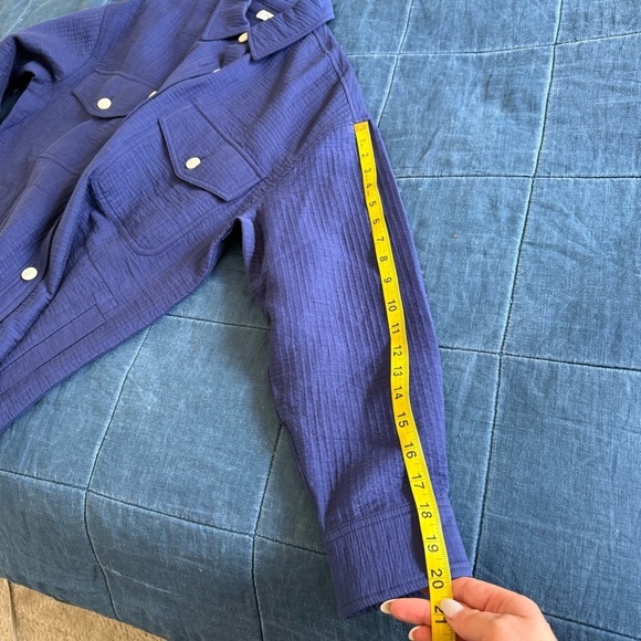 NWOT Madewell Superoversized Shirt Jacket Size Small - Picture 13 of 13